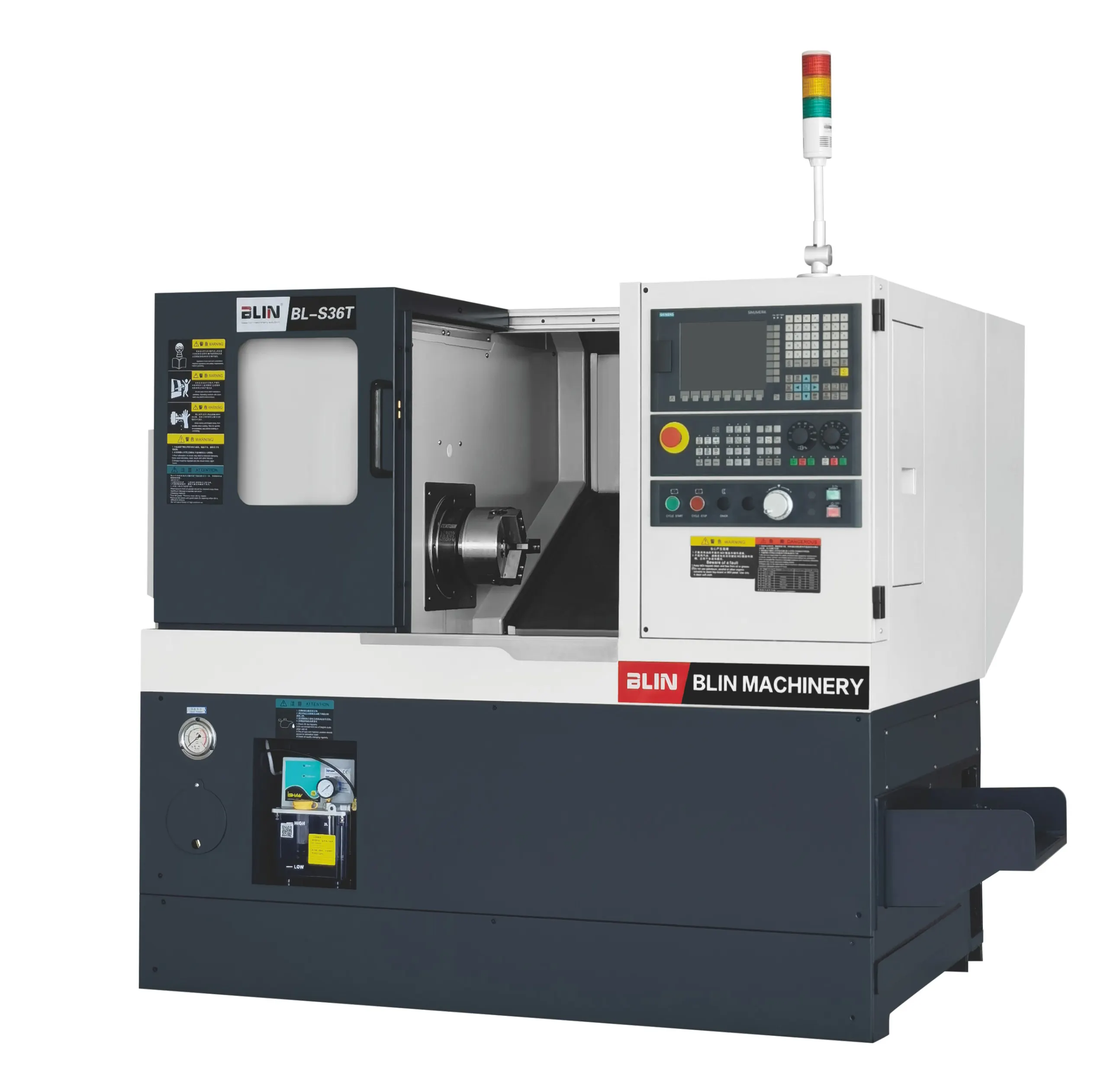 Nouvelle Machine de tour de tournage vertical CNC de haute précision Système de contrôle Siemens personnalisé en métal de type horizontal à broche unique