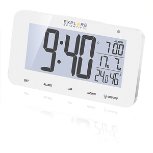 Sveglia Multifunzione radiocontrollata White RDC1004 - Product Image 2
