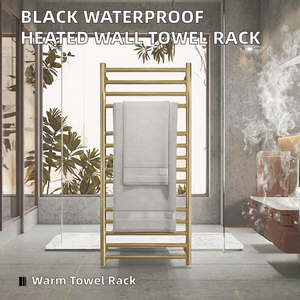 Stainless Steel Wall Mounted <b>Towel</b> Warmer Waterproof Electric Heated <b>Towel</b> <b>Rail</b> Radiator For Bathroom Drying Rack - Product Image 2