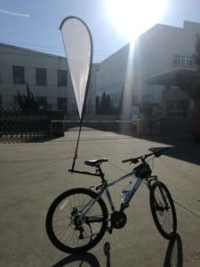 Weihai Wisezone, Nuevo Artículo en Promoción, Pancarta Móvil para Bicicleta, Bandera de Playa para Publicidad en <span class=keywords><strong>Bicicletas</strong></span> 2021 - Product Image 4