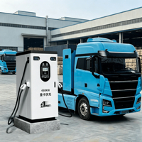 Stations de recharge intelligentes YG 100 kW avec système PLC pour la gestion de la recharge de véhicules électriques dans les parkings commerciaux