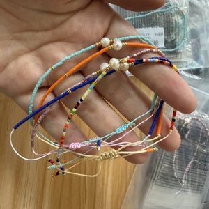 <span class=keywords><strong>Miyuki</strong></span> perles <span class=keywords><strong>de</strong></span> riz <span class=keywords><strong>perle</strong></span> d'eau douce tissée à la main pour Bracelet Style d'amitié européen américain à la mode petit anniversaire naturel - Product Image 5