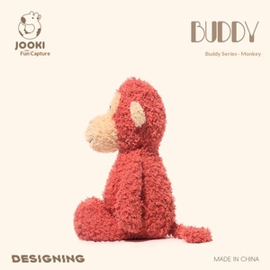 Lindo Peluche de Mono BUDDY, Muñeco de Peluche de Poliéster Súper Suave, Compañero para Dormir, Pequeño Mono de Peluche para Unisex - Product Image 3