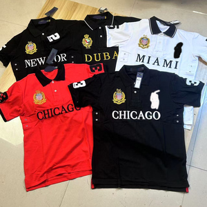 Camiseta Polo Casual de Algodón 100% con Logotipo Bordado Personalizado, Corte Corto para Hombre, Diseño de la Marca Laurenes City - Product Image 1