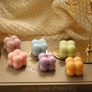 Aromaterapia de lujo, decoración creativa romántica <span class=keywords><strong>para</strong></span> el hogar, <span class=keywords><strong>cera</strong></span> de soja, vela aromática, Cubo de burbujas, vela perfumada - Product Image 4
