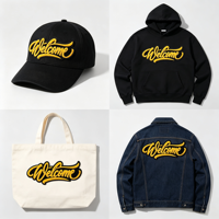 Patchs en chenille brodés 3D personnalisés thermocollants pour vêtements, t-shirts et casquettes – Vente en gros