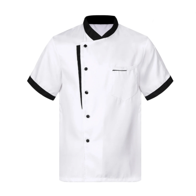 Three quarter Sleeves Collar Restaurant Chef
