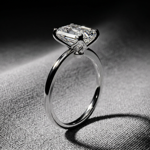 Phoenix Oval Lab Created Moissanite Sterling <b>Silver</b> <b>Solitaire</b> <b>Ring</b> Rhodium/Yellow Gold/Rose Gold Plating Romantic <b>Rings</b> - Product Image 4