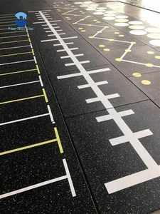 Piastrelle in Gomma 1m x 1m/50x50cm per Palestra Domestica Sport Fitness Pavimentazione Ignifuga per Palestra - Product Image 6