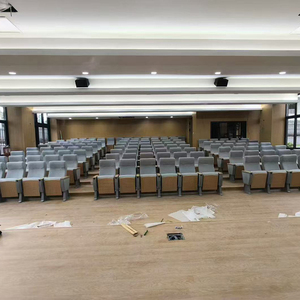 Tissu de haute qualité chaises d'auditorium modernes chaises d'église salles de conférence du gouvernement scolaire chaises en rangée cinéma bureau à domicile - Product Image 2
