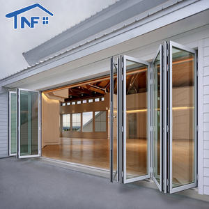 <span class=keywords><strong>Porte</strong></span> pliante en aluminium insonorisée résistante aux ouragans, portes accordéon en aluminium <span class=keywords><strong>pour</strong></span> maisons, villas, appartements - Product Image 2