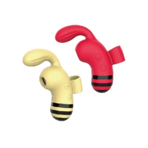 Nouveau vibrateur pour doigts Little Bee, 10 vitesses, pot de miel, rechargeable par USB, mini vibromasseur à double aspiration, étanche IPX7 - Product Image 1