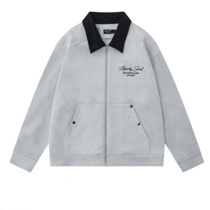 Chaqueta de Mecánico Personalizada Retro con Cierre, Efecto Desgastado por el Sol y Lavado Ácido para Mujer, Fabricante de Chaquetas de Trabajo Vintage de Lona de Pato - Product Image 3