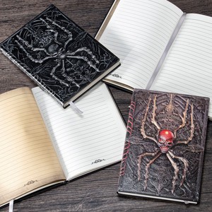 Quaderno Gotico con Rilievo Teschio e Ragno, Diario in Pelle PU Retrò con Copertina Rigida, Libro <span class=keywords><strong>di</strong></span> Scrittura Fantasy Oscura Cthulhu - Product Image 4