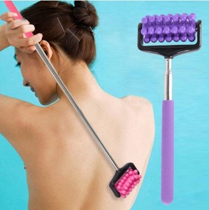 Stylo télescopique réglable et pratique en acier inoxydable, Clip de poche, Kit de rouleau de massage, griffe de Dragon, gratte-dos - Product Image 2