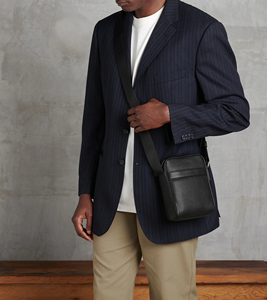 Logo personnalisé OEM, ODM, <span class=keywords><strong>sac</strong></span> à bandoulière en <span class=keywords><strong>cuir</strong></span> pour hommes, vente en gros de <span class=keywords><strong>sac</strong></span> à bandoulière en <span class=keywords><strong>cuir</strong></span> pleine fleur <span class=keywords><strong>noir</strong></span> de luxe à la mode pour affaires - Product Image 3