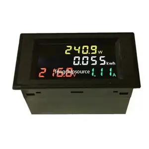 D69-2049 HD color LCD active power electricity meter digital display AC voltmeter ammeter