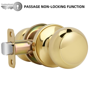 Youkeyhomi nóng bán bền an ninh dân cư nhập Key sự riêng tư đoạn giả cổ điển phẳng Knob thép không gỉ khóa cửa - Product Image 3