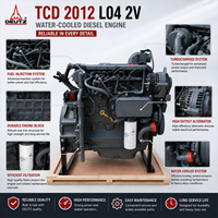 SCDC DEUTZ TCD 2012 L04 2V 100kW 134PS 2300U/min 4-Zylinder Wassergekühlter Turbodieselmotor für Baumaschinen