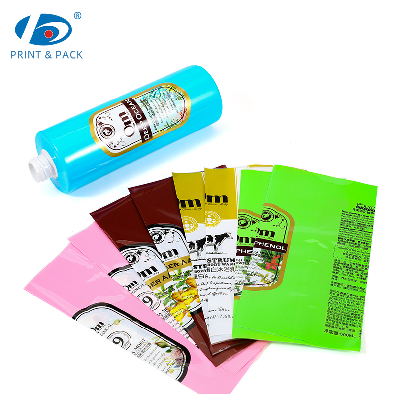 Custom logo Design Printed Heat Shrinking Plastic Shrink Wrap Labels Energy Drink Labels Shrink Sleeves