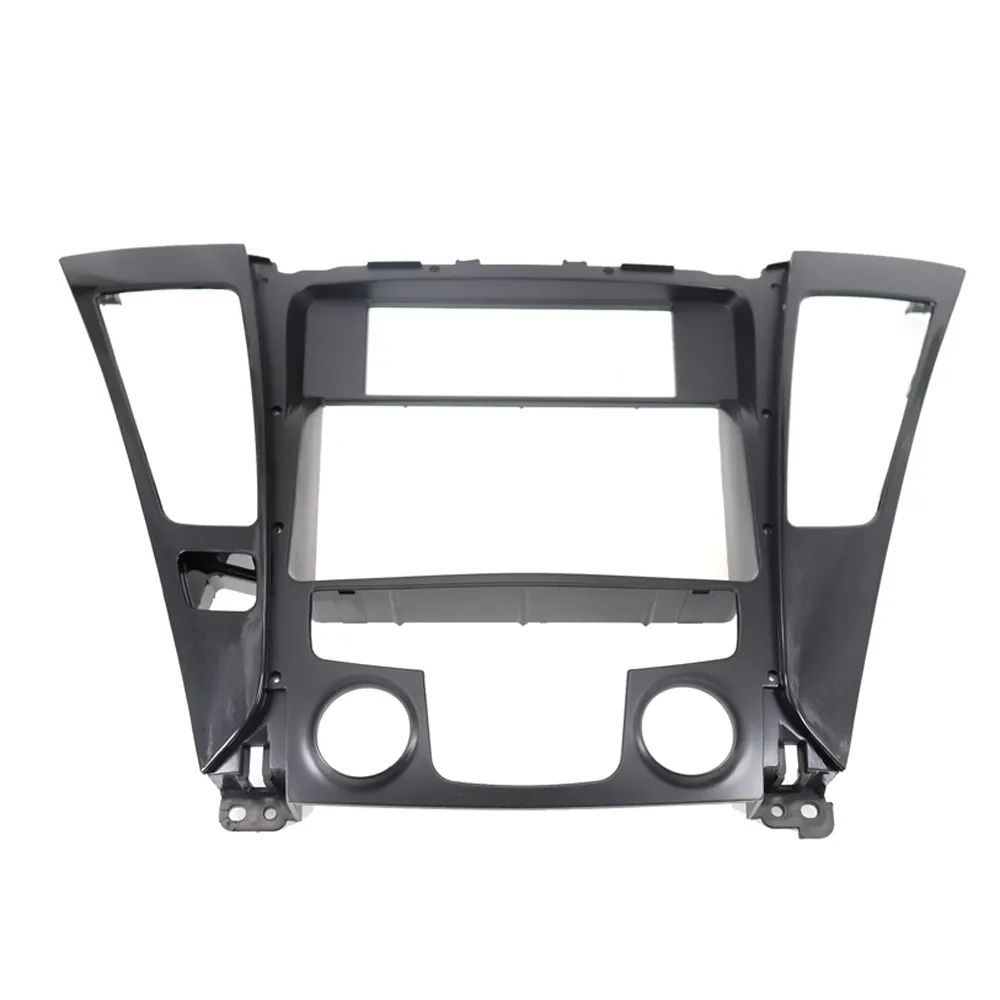 La reparación del 2DIN DVD Radio marco CD panel Fascia placa Dash Kit para 2010-2014 Hyundai SONATA I-45 YF (tipo común)