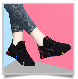 2023 Women Vulcanized Shoes Women Air Mesh Light Sneakers Female Flats Platform Spring Simmer Lace up Casual Shoes R1517 - Product Image 6
