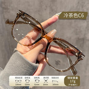 Montures de lunettes surdimensionnées Danyang 27013, monture complète, verres en acétate, protection contre la lumière bleue, style unisexe - Product Image 3