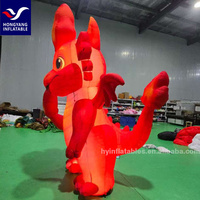 Dragon gonflable géant de Charater de dessin animé gonflable adorable