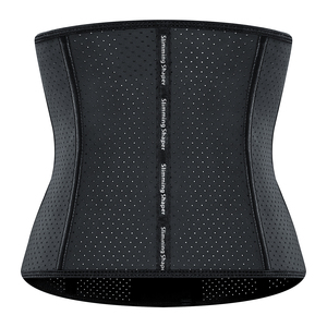 Corsetto Modellante da <span class=keywords><strong>Donna</strong></span> Taglie Forti, Traspirante, con Struttura in Lattice e Ferretto, con Bottoni, Effetto Snellente per la Vita - Vendita Calda - Product Image 3