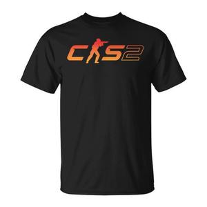 Camiseta Cs2 Game Esports, ropa informal negra para hombre - Product Image 1