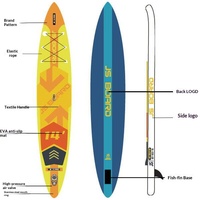 Planche à pagaie gonflable JS-EN427sup - Planche de surf de course professionnelle pour les sports nautiques en plein air