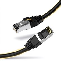 LLHY Cat7 Kabel Ethernet Terlindung 10Gbps RJ45 Patch Cord 600MHz SFTP Kabel LAN Tembaga Murni untuk Gaming Router Switch Server