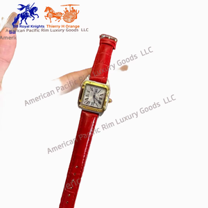 Reloj de Cuarzo de Lujo para Mujer con Correa de Cuero Genuino, Caja Rectangular y Banda de Acero Inoxidable con Diseño Invertido - Product Image 5