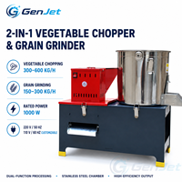 Machine combinée hachoir à légumes et moulin à céréales 300-600KG/H 150-300KG/H 1000W 220V Processeur double fonction