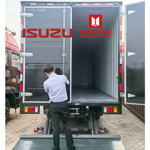 New LHD RHD Light Duty 4x2 ISUZU Truck 5 Tons 3 Ton 4x4 7 Meters <b>Cargo</b> Box 700P Black <b>White</b> Color Cheap Low Price - Product Image 3