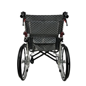 Aluminum Alloy Wheelchair Foldable Ultra <b>Light</b> Manual For Elderly Disabled Rehabilitation <b>Stroller</b> - Product Image 2