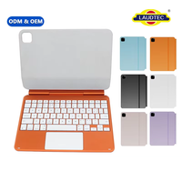 Clavier magnétique BT ultra-fin à 7 couleurs RGB portable avec interrupteurs à ciseaux pour iPad Pro/Air 10,9" /11"