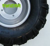 SWICOO pneu 8 "pouces 18x9.5-8 roue de jante de pneu arrière 18x9.50-8 UTV Quad ATV Buggy tondeuse Go Kart