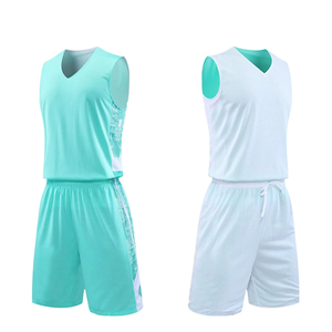 Uniformes de Baloncesto Reversibles al Por Mayor, Económicos, Estampados, de Talla Grande, Transpirables, para Equipos de Entrenamiento - Product Image 1