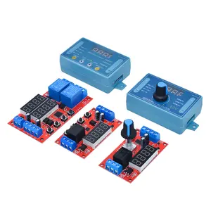 Taidacent DC 5V 12V 24V 10A Saklar Pengatur Waktu Relay Tampilan Digital Waktu Replay Pemicu Siklus Pulsa Timer Delay Switch