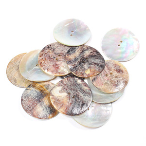 Giá bán buôn mẹ của Ngọc Trai nút <span class=keywords><strong>2</strong></span> lỗ tròn nút vỏ tự nhiên cho áo váy váy quần jean Phụ kiện quần áo - Product Image 6