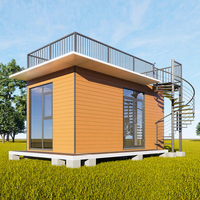 Zhongnan 20 pieds maison mobile moderne Portable petite maison préfabriquée préfabriquée en bois modulaire bureau cabine boutique hôtel conteneur maisons