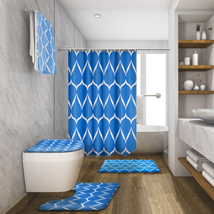 Géométrique polyester <span class=keywords><strong>Rideau</strong></span> <span class=keywords><strong>De</strong></span> <span class=keywords><strong>Douche</strong></span> Vintage Ferme Carrelage Marocain <span class=keywords><strong>Motif</strong></span> Moderne Art Maison Décor <span class=keywords><strong>De</strong></span> Salle <span class=keywords><strong>De</strong></span> Bain <span class=keywords><strong>Rideau</strong></span> - Product Image 4