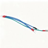 Kabel Harness Multi-branch Kustom dengan Terminal Cincin & Terminal Pin, Perakitan Kabel PVC untuk Sambungan Daya Peralatan Listrik