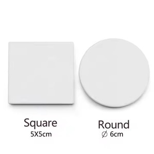 Magnete rotondo in ceramica per frigo con stampa Uv <span class=keywords><strong>foto</strong></span> personalizzabile con piastrelle quadrate in ceramica e magnete per frigo personalizzato - Product Image 1
