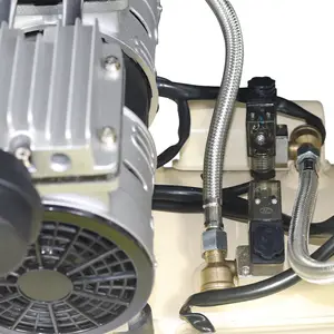 <span class=keywords><strong>Compresor</strong></span> de aire <span class=keywords><strong>silencioso</strong></span> sin aceite, 8bar, 3hp, 50 <span class=keywords><strong>litros</strong></span>, pistón médico, sin aceite, portátil, depósito de 50lt - Product Image 4