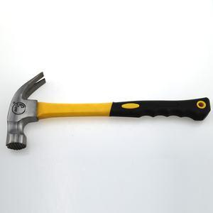 حجم 0.25 كجم الأصفر الفيبرجلاس مقبض أدوات مطرقة بمخلب - Product Image 2