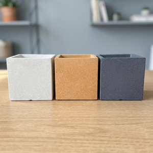 Pots de fleurs rectangulaires en plastique gris artificiel de haute qualité, modernes, pour l'intérieur, l'extérieur, le balcon, la maison, le jardin, le centre commercial, prix d'usine - Product Image 3