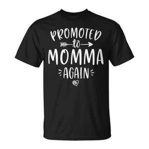 Camiseta para Futura Mamá, Promocionada a Mamá, para el Día de la Madre - Product Image 1