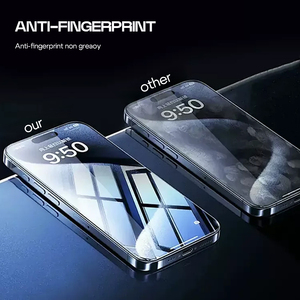 Vente en gros 0.33mm HD facile à installer protecteur d'écran en verre trempé 9H dureté anti-rayures protecteurs pour iPhone 16 téléphone portable - Product Image 4